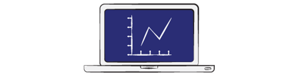 stock charts Illustration