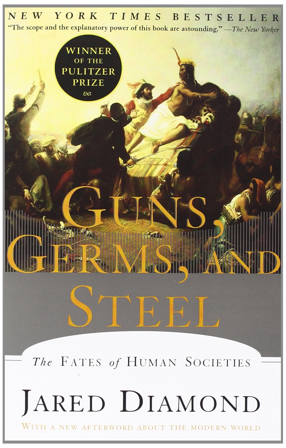 “Guns, Germs, and Steel: The Fate of Human Societies”